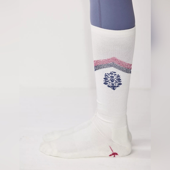 FREE PEOPLE Movement Reflective Ski Socks NWT - Picture 2 of 10